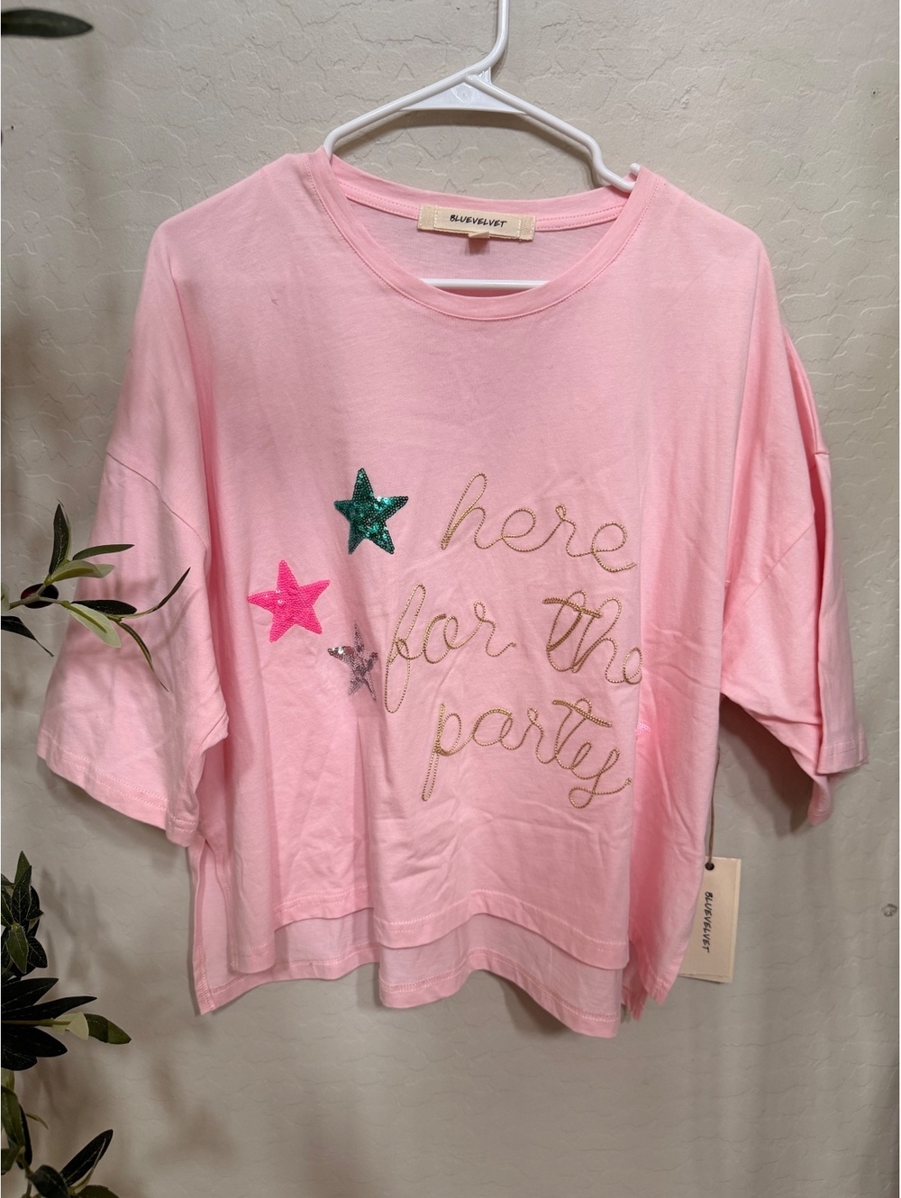 Blue Velvet T-Shirt NWT